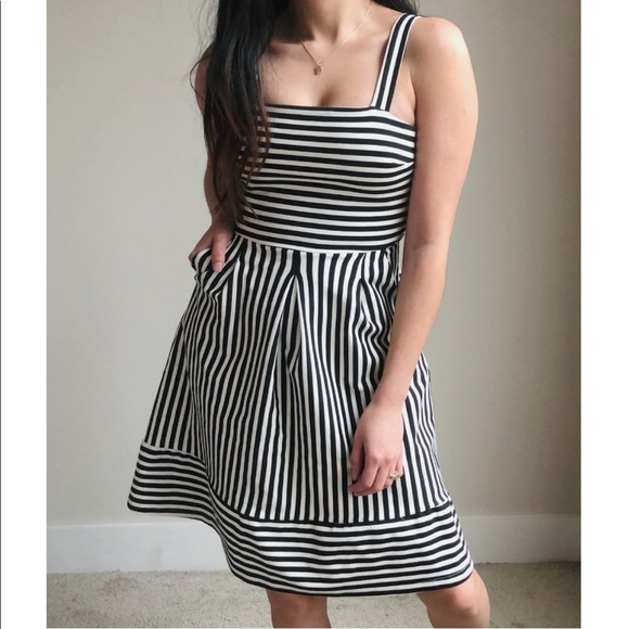 ❌SOLD❌ Brixon Ivy Stripped Levi Ponte Pinup Dress - Picture 2 of 6